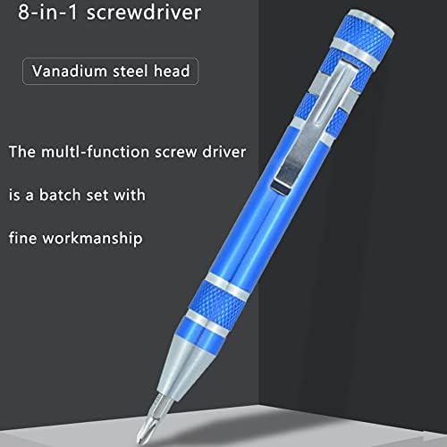 טרידיקס 8-ב-1 עט מברג רב-פונקציה כלי ערכת שימושי כלים תיקון כלי לברקום אדום לברקום לברקוםברקוםברקוםכחול לברקוםכתום