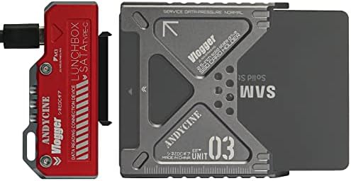 Andycine Luncbox III DIY DIY SSD Holder+Andycine Luncbox Reader Buddle תואם לאטומים Ninja V