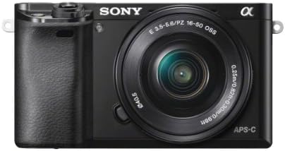 סוני אלפא 6000 שחור להחלפה עדשת מצלמה עם 16-50 מ מ ו 55-210 מ מ סוני אלקטרוני הר עדשות-גרסה בינלאומית