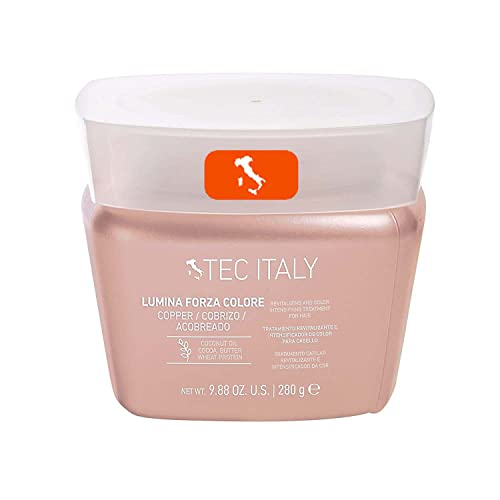 טק איטליה לומינה פורזה קולור קובריזו / מגבר צבע שיער נחושת 9.52 עוז