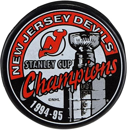 ניו ג ' רזי דיבלס לא חתומים 1995 אלופי גביע סטנלי לוגו הוקי פאק-פאקים לא חתומים