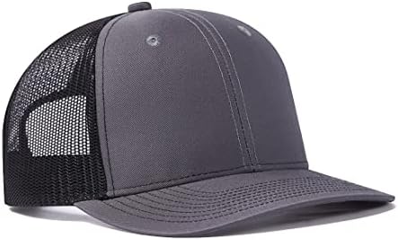 כובע משאית Quanhaigou - רשת Snap Back - Unisex כובע בייסבול מתכוונן - כובעי חוץ לגברים נשים