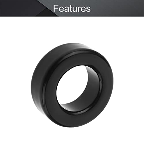 Bettomshin 1pcs טורואיד ליבת פריט חנק אבקת ברזל טבעת פריט טבעת 24.1x39.9x14.5 ממ ， שחור