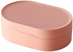 Blmiede Macaron Color Trave Box ניידת קופסת סבון יצירתי אטומה למים עם מכסה סבון סבון מתלה קופסא לקיר