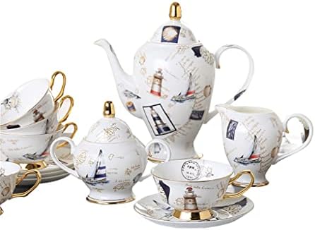 ערכת תה בסגנון אירופאי של גרט, קומקום קרמיקה, סט קפה יצירתי, תה אחר הצהריים באנגלית, כוס סין עצם, סט תה ריחני