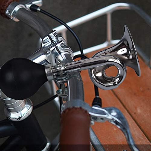 אופניים חצוצרה הורן, מתכת לסחוט ליצן חצוצרה עבור אופניים, אופניים פעמון, אוניברסלי, מתאים 22.2 ממ כידון, 2 חבילה