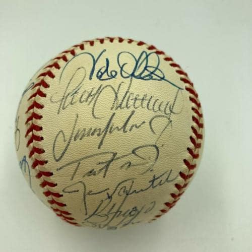 2001 קבוצת בוסטון רד סוקס חתמה על בייסבול פדרו מרטינז נומאר גרסיאפרה JSA - כדורי בייסבול עם חתימה