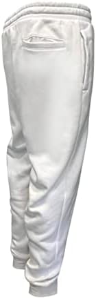 ירדן נייקי ג ' ופמן לוגו גברים של צמר מכנסיים, לבן, גדול