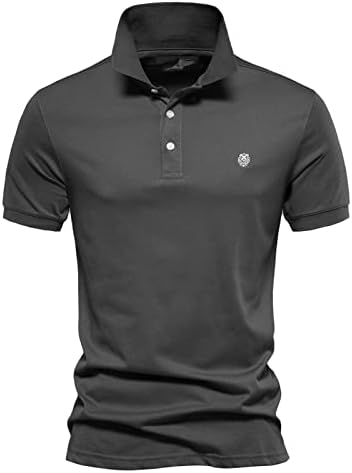 חולצות גולף לגברים קלאסיות מתאימות שרוול קצר הנלי חולצות טריקו