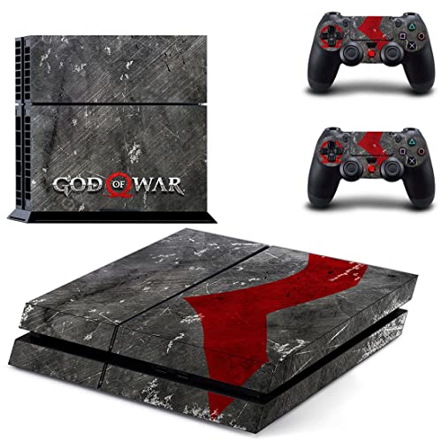 עבור PS4 Pro - Game God God Best of War PS4 - PS5 קונסולת עור ובקרים, עור ויניל לפלייסטיישן DUC -186 חדש