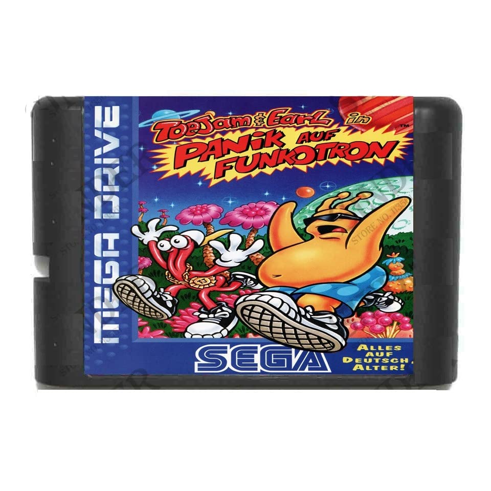 Toejam & Earl in Panic על Funcotron 16 Bit MD Card for Sega Mega Drive for Genesis