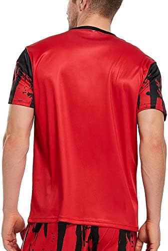 חולצות טריקו גרפיות של גברים של Cenconel לחות רו-שרוול קצר אימון אימון אתלטי ריצה חדר כושר חולצות טי קז'ואלים
