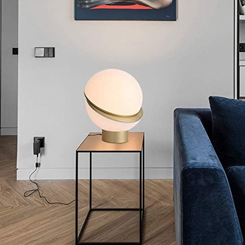 Zhaolei מינימליסטי אישיות יצירתית חדר שינה חדר שינה ליד מיטה שולחן קישוט מנורה עגולה מתכתית