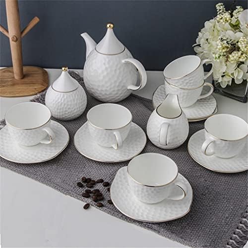 Xiulaiq בסגנון אירופי עצם לבנה סין כוס קפה סט אחר הצהריים סט תה תה כוס 15 סט קפה סט קרמיקה סט קרמיקה