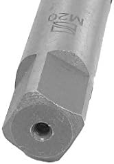 AEXIT M20 ברזים ישרים 4 חלילים מתחדד ברזי יד ביד הגדרת ברזים צינור 10 סמ אורך 2 יחידות