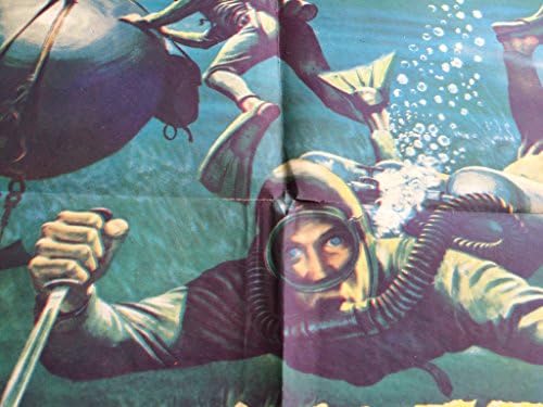 לוחם מתחת למים, פוסטר מקורי משנת 1958, פוסטר יפה, דן דיילי