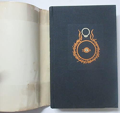 אחוות הטבעת טולקין ספר כריכה קשה הוטון מיפלין 1967 לורד נדיר