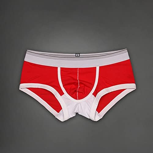 מכנסי בוקסר לגברים קצרים אופנה תחתונים תחתונים מכנסיים קצרים של גברים סקסיים תחתונים תחתונים מודפסים תקצירי רגל שטוחים