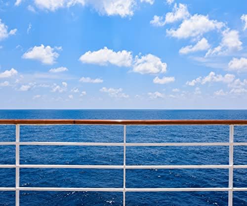 קורפוטו 10 על 8 רגל אוקיינוס שיוט רקע תמונה כחול שמיים נסיעות נושאים צילום רקע קיץ ים שיוט ספינה מעקה תמונה ימי נושא