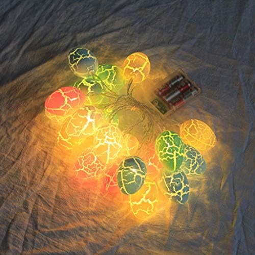 אורות מיתר קקינה ארוכים ארוכים אור ארוכים בית אור סוללה חוט פסחא מסיבת אורות מופעלים אורות ביצים חוט עיצוב LED תאורת נטיפים
