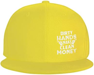 ידיים מלוכלכות מייצרות כספים נקיים כובע מתכוונן שטר שטר כובע בייסבול לגברים נשים