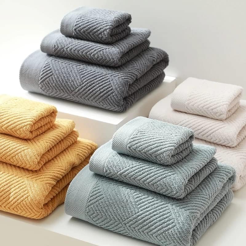 N/a כותנה מגבת מיקרו-סיבר צבע רגיל מגבת אמבטיה בת שלושה חלקים מגבת שיער מהיר מגבת לייבוש מהירה