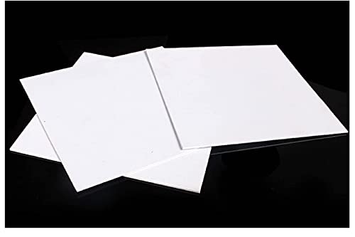 לוח PVC לבן Bopaodao, לוח פלסטיק, גיליון, לוח נוקשה, המשמש בענף הבנייה, ענף האריזה, 0.4 ממ x 100 ממ x 200 ממ,