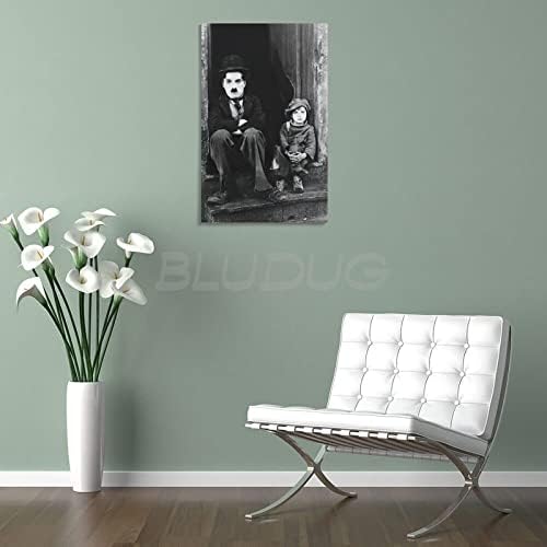 Bludug Charles Chaplin ו- Jackie Coogan Poster Poster Positions Position