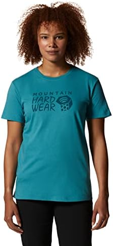 שרוול קצר לוגו של הרים קשיחים לנשים / טי כותנה קל משקל קלאסי