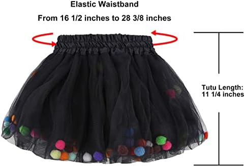 חצאית טוטו ילדה, 3 שכבות טול טוטוס לילדות קטנות, בלט רך להתלבש לילדי פעוטות