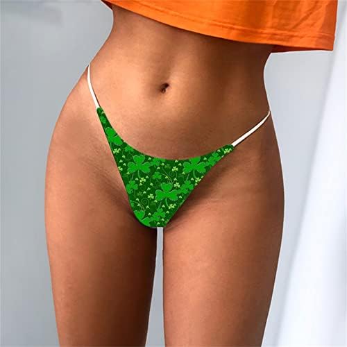 IIUS St.Patrick's Day's ירוק חוטיני סקסיות ירוקות נשים נשמות שובבה T-Back-Back-Back Back