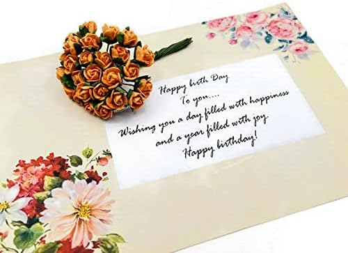 50 pc רוז מלאכותי נייר תות נייר פרחים פרח גרביים מלאכה חתונה חתונה Diy מיניאטורה מיניאטורה זעירה יום נישואין