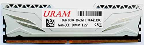 URAM 8GB DDR4 2666MHz PC4-21300 NONE ECC UDIMM RAM Stick