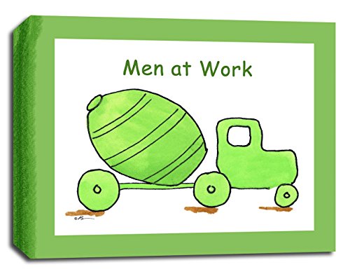 משאיות-גברים בעבודה-24 איקס 30 בד