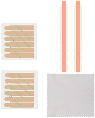 פלסטיק שקופיות הר דבק רצועות עבור פרטיות מסך, החלפת סט של מחזיק כרטיסיות דו צדדי דבק מדבקות עבור מסכי מחשב