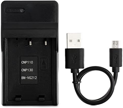 מטען USB של NORIFON NP-130 LCD עבור CASIO EXILIM EX-10, EX-H30, EX-H35, EX-ZR100, EX-ZR1000, EX-ZR1100, EX-ZR1200, EX-ZR200,