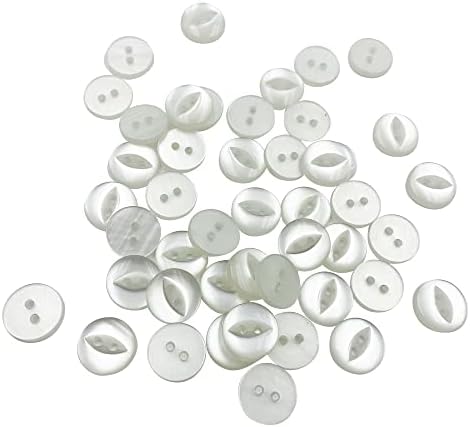 כפתורי חולצה לבנים למעיל ספורט, בלייזר, מדים, ז'קט, כפתורי החלפה של 100 יחידות סורמולה 11.5 ממ PT1383