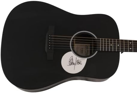 בוב וויר חתם על חתימה בגודל מלא מרטין גיטרה אקוסטית עם ג 'יימס ספנס אימות ג' יי. אס. איי קואה - בובי וויר חבר מייסד
