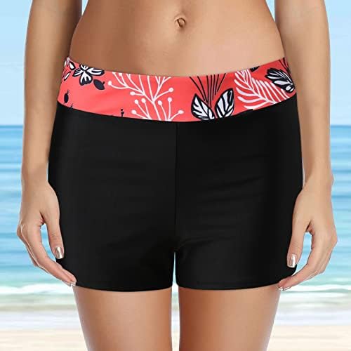 נשים בגד ים חצאית מכנסי נשים ישבן ריצה גבוהה מותן ביקיני לשחות תחתוני חוף מכנסיים קצרים לשחות ביקיני