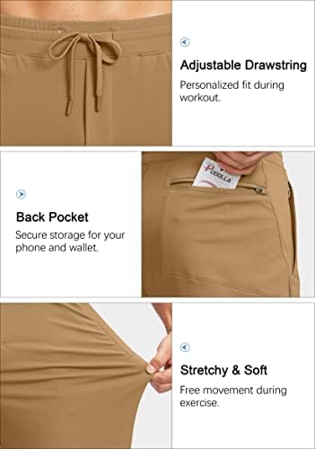 מכנסי טרנינג של פודולה של מכנסי טרנינג עם 3 כיסי רוכס