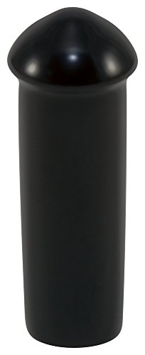 Caplugs 99394177 כובע פלסטיק עם אוגנים. VCF-250-16, ויניל, ID CAP 0.250 אורך 1.000, שחור
