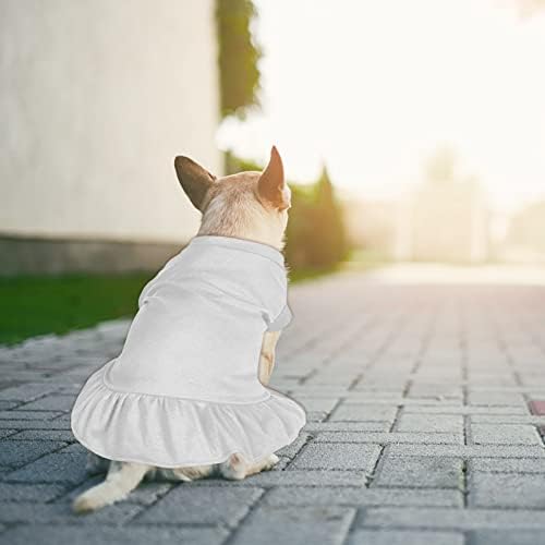 חיות מחמד שמלות חולצות חמוד כלבים שמש שמלות נסיכת שמלות גורים קיץ בגדי כלב שמלות חולצות עם ראפלס גורים חתולי