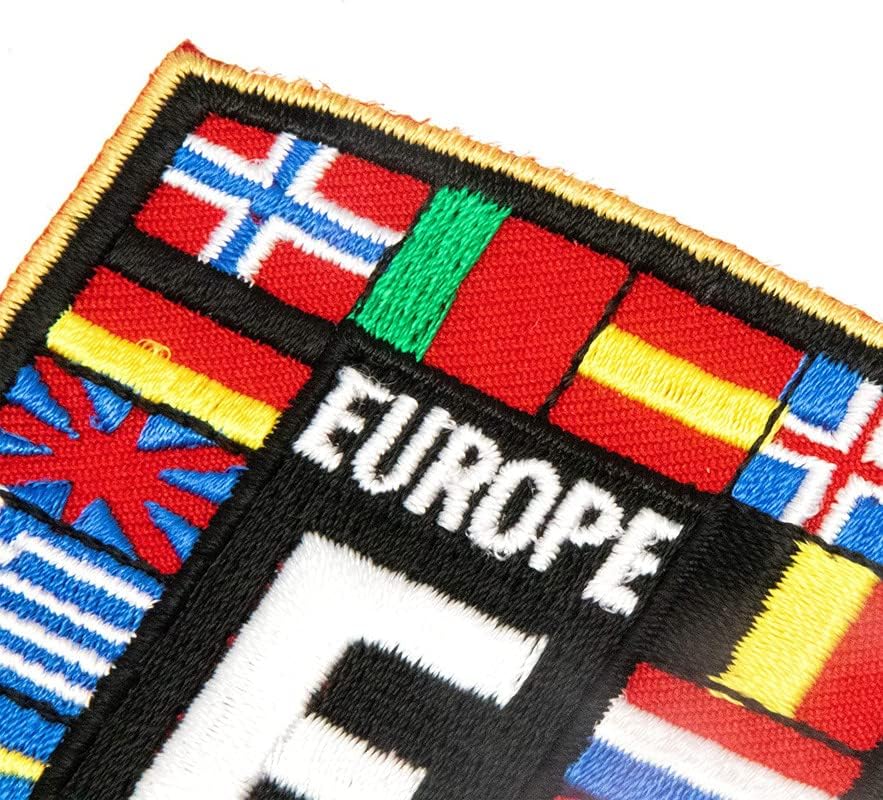 סיכת דש דגל יוון א-אחד סיכת דגלים של אירופה סידור דגלי סידור לוגו סקוטפורמי, תיקון סמל לכובעים גרבי ג'ינס גרבי