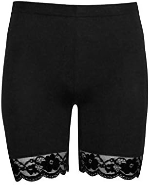 רימי קולב נשים צדפות תחרה לקצץ כושר מכנסיים ויסקוזה פעיל מכנסיים רכיבה על אופניים חם מכנסיים קטן / גדול