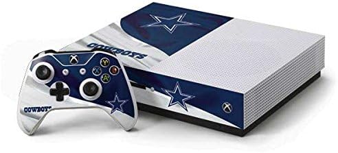עור מדבקות סקיט תואם לקונסולה של Xbox One S and Controller Burnce - עיצוב NFL Dallas Cowboys מורשה רשמית