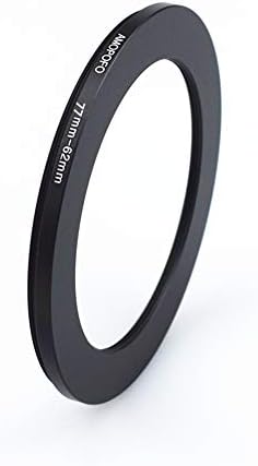 77 ממ עד 62 ממ /77 ממ-62 ממ מתאם מסנן טבעת מדרגה לכל המותגים UV, ND, CPL, מתאם טבעת מתכת מדרגתית.