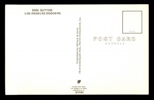 דון סאטון חתום תמונה גלויה לוס אנג 'לס דודג' רס 213661-ליגת העל לחתוך חתימות