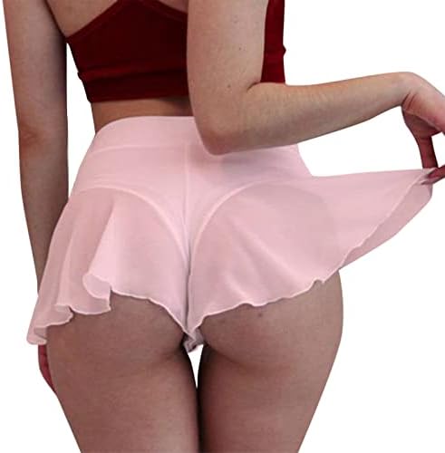 חצאיות ריקוד מיני סקסיות מותניים גבוהות נשים פרועות מוט מכנסיים קצרים מכנסיים חמים מכנסיים קצרים צמודים