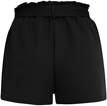 מכנסיים קצרים של UQrzau לנשים ללבוש מכנסיים קצרים קצרים בקיץ כיסים מזדמנים פיג'מה יוגה פילאטיס פילאטיס מכנסי כושר