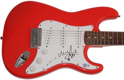 להקת טריי אנסטסיו ומייק גורדון חתמה על חתימה בגודל מלא פנדר אדום סטראטוקסטר גיטרה חשמלית ג / בקט אימות בס קוא-פיש